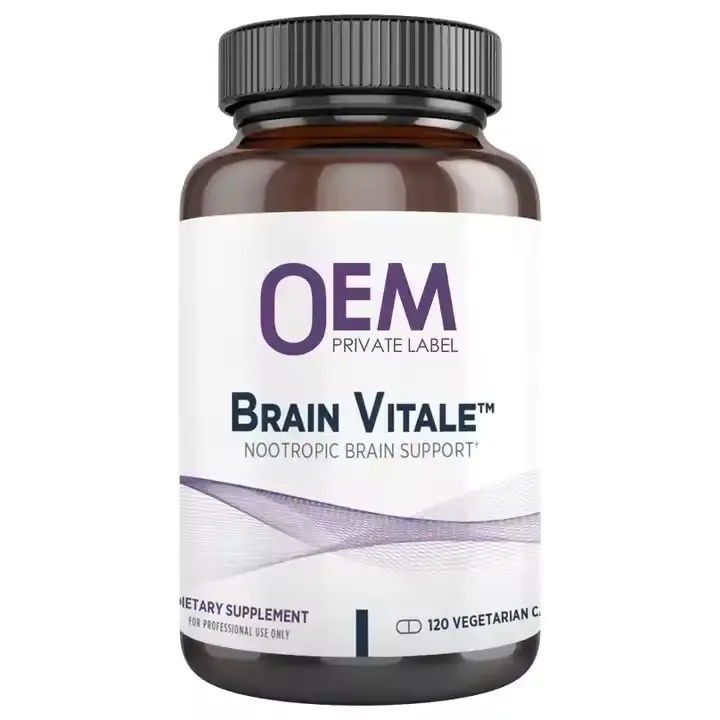 Oem toptan kapsüller Nootropics beyin hapları bitkisel takviyesi yetişkinler için odak bellek Nootropic güçlendirici kapsül geliştirmek