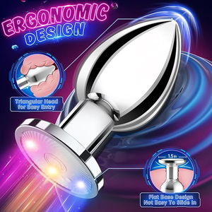 Jouet vibrant télécommandé pour hommes et femmes, couples, avec 10 modes de vibration et fonction queue de cheval - Product Image 5