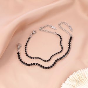 Ciondoli regalo gioielli da donna indiani in acciaio inox coppia artificiale di cristallo personalizzato all'ingrosso italiani braccialetti braccialetti - Product Image 3