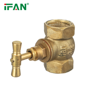 IFAN nhà sản xuất dừng van Brass 1/2 "Brass dừng van đôi chủ đề nam Brass van - Product Image 5