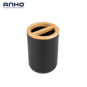 Juegos <span class=keywords><strong>de</strong></span> <span class=keywords><strong>baño</strong></span> <span class=keywords><strong>de</strong></span> plástico <span class=keywords><strong>de</strong></span> estilo europeo moderno, <span class=keywords><strong>tapa</strong></span> <span class=keywords><strong>de</strong></span> bambú <span class=keywords><strong>de</strong></span> lujo, accesorios <span class=keywords><strong>de</strong></span> <span class=keywords><strong>baño</strong></span> para hoteles, 6 piezas - Product Image 3