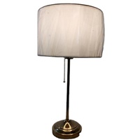 Lampe de table à base métallique rétro moderne, corps en fer simple, lampe de chevet pour salon, hôtel, chambre à coucher
