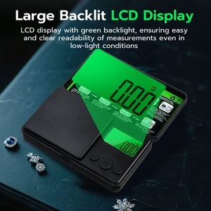 Hot Selling <b>Mini</b> Digital Pocket <b>Scale</b> Custom Stainless Steel 0.001g Weight Measuring High Accuracy diamond Pocket Jewelry <b>Scale</b> - Product Image 2
