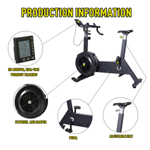 OKPRO Vélo <span class=keywords><strong>d</strong></span>'Assistance Commercial Professionnel à Résistance par Vent pour Fitness et Entraînement en Salle de Sport - Product Image 4