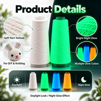 Fil Luminescent pour Tricot, Crochet, Sacs, Attrape-rêves et Projets Créatifs pour Enfants, Fil Photoluminescent, Service Personnalisé OEM ODM