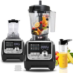 Licuadora Comercial Gemat 3 en 1 con Motor de Alta Velocidad, Procesador de Alimentos Multifuncional, Máquina para Hacer Smoothies con Protector Contra Salpicaduras - Product Image 1