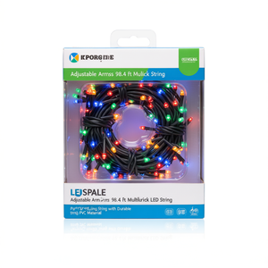 IkporGINE Adjustable Armrests 98.4 Ft Multicolor LED <b>String</b> Party <b>Lighting</b> With Durable PVC Material - Product Image 1