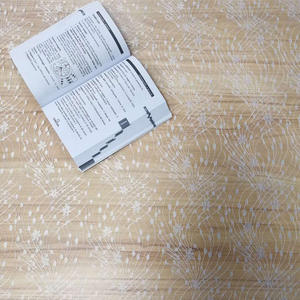 Tissu en dentelle léger et élégant en voile suisse extensible blanc ivoire pour voile de mariée et vêtements féminins - Product Image 1