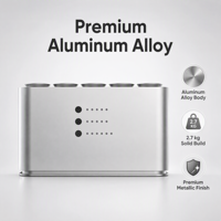 Machine intelligente de mélange d'arômes à 5 canaux, 5x20ml, en aluminium, WiFi sans fil, lumière RGB, 5 niveaux, pour hôtels et foyers, multi-parfums, personnalisable OEM