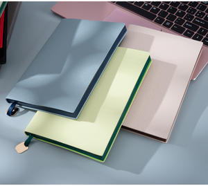 A5 Litchi Texture Soft Leather Business Notebook Customizable High Appearance Value Thickened Notepad Simple Office Diary - Product Image 4