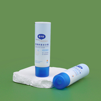 Tubes d'emballage cosmétiques en plastique PE vides personnalisés en usine, 50g 65g, pour crème pour les mains, lotion corporelle, nettoyant visage, soins de la peau