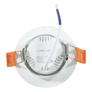 Moderno 7W freddo bianco LED incasso spot Pack 10 regolabile 12W COB Base per interni centro commerciale illuminazione 6000K temperatura colore - Product Image 2