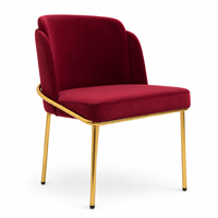 Chaises de salle à manger de style nordique minimaliste moderne, pieds en acier, mobilier de luxe pour la maison, utilisation en restaurant, structure métallique, fonction rafraîchissante