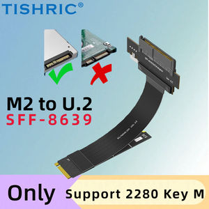 Конвертер-адаптер TISHRIC NGFF <span class=keywords><strong>M</strong></span>.<span class=keywords><strong>2</strong></span> <span class=keywords><strong>M</strong></span>-key в U.<span class=keywords><strong>2</strong></span> SFF-8639 для жестких дисков, совместимый с <span class=keywords><strong>2</strong></span>.5-дюймовыми и 3.5-дюймовыми U.<span class=keywords><strong>2</strong></span> HDD для ноутбуков и настольных ПК - Product Image 2