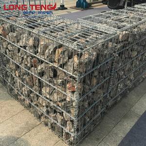 Low Carbon Black Wire Mesh Plain Weave <strong>Gabion</strong> Stainless <strong>Steel</strong> Mesh for Galvanized Retaining Wall Fence Cage - Product Image 5