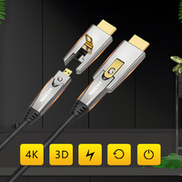AOC HDMI-Kabel bis 300m) Unterstützt Ethernet HDTV 3D DM bis DM 4K (1,5 m 3m 5m 10m 15m 20m 25m DF HDMI zu AM DP, AM DVI Adapter Gold