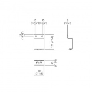 Agape Mach 2 <b>Wall</b>-<b>mounted</b> <b>Toothbrush</b> and Toilet Brush <b>Holder</b> - Product Image 2