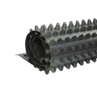 Tapis de Drainage imperméable en feuille de plastique HDPE, panneau de Drainage à Membrane à fossettes