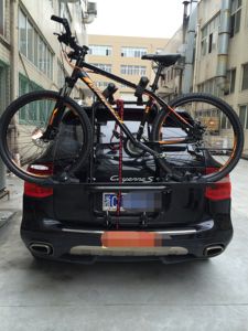 Portador trasero de aluminio para exteriores, <span class=keywords><strong>Bola</strong></span> de <span class=keywords><strong>remolque</strong></span> para coche, portabicicletas montado en la parte trasera, portabicicletas para 3 bicicletas - Product Image 4