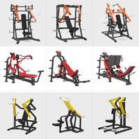 Equipo Profesional de Fuerza con Carga de Placas Estilo Hammer Strength, Paquete de Máquinas Comerciales para Gimnasios