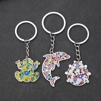 Ensemble de cadenas en forme de cœur avec clé assortie, finition émaillée, pour cadeaux romantiques et souvenirs de mariage
