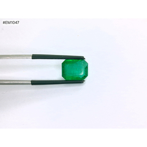 Émeraude octogonale naturelle de qualité supérieure du Zambie, taille octogonale, 6,82 ct, pierre précieuse lâche de haute qualité, couleur intense, clarté excellente - Product Image 1