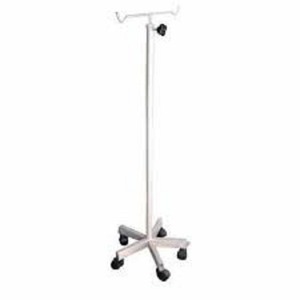 Soporte de Acero Inoxidable para Suero Intravenoso, el Más Vendido, con Altura Ajustable y Base de Cinco Patas, para Uso Hospitalario y Clínico, Disponible para la Venta - Product Image 1
