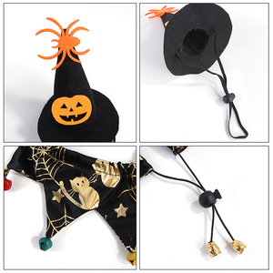 ใหม่ชุดหมวกฮาโลวีนและผ้าพันคอหมวกแมว - Product Image 3
