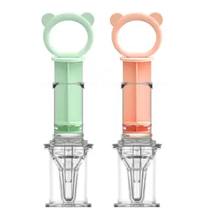 Silicone alimentare bambino liquido succo di frutta medicina biberon set di alimentazione morbida ciuccio alimentatore per medicinali per bambini