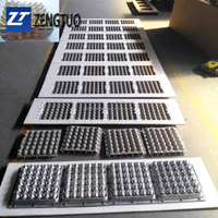Machine de fabrication de barquettes à œufs en plastique/aluminium pour 30 œufs, prix usine, ligne de production de boîtes à œufs en pâte à papier à 4 côtés