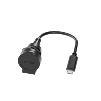 Conector USB 3.0 IP65 a prueba de agua para montaje en panel con carcasa de nailon