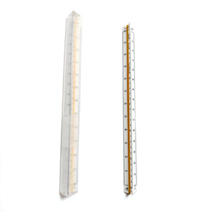 Regla Triangular de Ingeniería de Alta Calidad de 30 cm, 3 Colores, Diseño de Plástico para Dibujantes y Estudiantes - Product Image 2