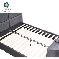 Lit plateforme minimaliste sur mesure avec rangement en bois, multifonction, démontable, avec vérin à gaz
