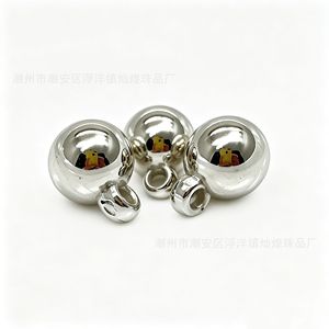 Silver Plated Round Loose Beads 10mm Hole For DIY Jewelry Making <b>Bracelet</b> Necklace Findings - Product Image 5