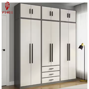 Kunden spezifische Fabrik Direkt verkauf Holz Kleider schrank Schrank Kleidung Schrank Schublade Schlafzimmer Organizer Offene Garderobe Designs für Schlafzimmer - Product Image 1