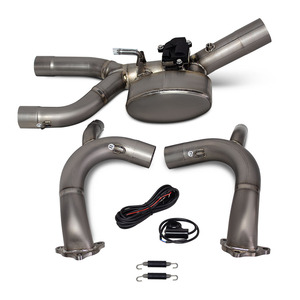 Sistema completo de escape de motocicleta, silenciador de tubo delantero de titanio con válvula electrónica para <span class=keywords><strong>BMW</strong></span> R1250R <span class=keywords><strong>R1250RS</strong></span> R1250GS R1250ADV - Product Image 3