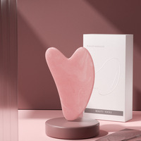 Gmagic - Masseur facial multifonction de haute qualité - Rouleau de jade et ensemble d'outils Gua Sha pour usage domestique et commercial