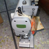 Machine à coudre automatique SIRUBA C007, moteur plat, lit cylindrique, point de recouvrement, processeur de tissu usagé, 6000 points/min, épaisseur 10 mm
