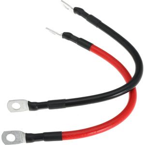 M8<span class=keywords><strong>สาย</strong></span>แบตเตอรี่<span class=keywords><strong>8</strong></span> AWG, <span class=keywords><strong>สาย</strong></span>เคเบิลอินเวอร์เตอร์วัด<span class=keywords><strong>8</strong></span>เกจพร้อมตัวดึง<span class=keywords><strong>5</strong></span>/16<span class=keywords><strong>นิ้ว</strong></span>ทั้งสองด้านสำหรับรถยนต์พลังงานแสงอาทิตย์เรือเรือเดินทะเล RV สีแดงและสีดำ - Product Image 3