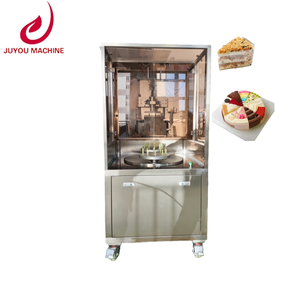 JUYOU MECH New Stainless Steel Motor Ultrasonic Mousse Cake Cutting Machine <b>Bakery</b> Use Automatic Cake Cutter - Product Image 1
