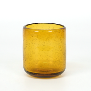 Frascos de Vidrio Grueso de Color Ámbar Soplados a Mano, Frascos de Vidrio Reciclado para Velas, para Decoración y Regalos - Product Image 1