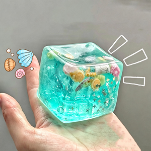 ของเล่นบีบคลายเครียดรูปทรงลูกบาศก์มอลโทส ของเล่นบีบสโลว์ไรซิ่ง - Product Image 1