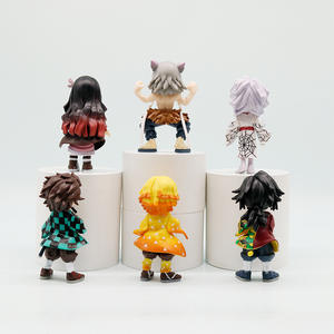 Set di 6 Statuette <span class=keywords><strong>Anime</strong></span> <span class=keywords><strong>Demon</strong></span> <span class=keywords><strong>Slayer</strong></span>: Kamado Tanjirou, Kamado Nezuko, Agatsuma Zenitsu, Hashibira Inosuke, Decorazioni Blind Box - Product Image 6