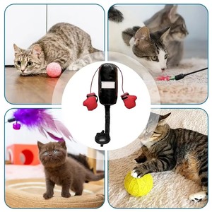 Columna de Boxeo Interactiva para Mascotas, Juguetes de Entrenamiento Interactivos Duraderos para Mascotas, Juguete de Ejercicio para Gatos Resistente a Mordeduras para Jugar en Interiores - Product Image 6