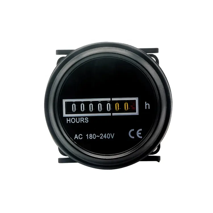 TH-1 عداد ساعات رقمي 10-60V AC/DC AC100 إلى 250V الصناعية الموقت عداد