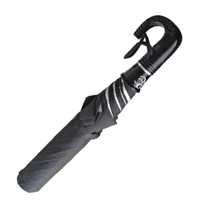 Paraguas Plegable de 2 Secciones Lotus Black, Compacto y Ligero, para Viajes, para Hombre y Mujer, con Estructura Resistente - Product Image 2