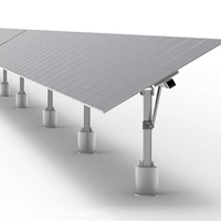 Sistema de Seguimiento Solar de Eje Único de Alta Resistencia con Corte Personalizado, Soporte de Montaje Plano para Panel Solar de un Eje