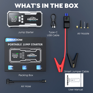 Salto auto Power Bank 12V batteria <span class=keywords><strong>per</strong></span> auto con pompa ad aria portatile d'<span class=keywords><strong>emergenza</strong></span> <span class=keywords><strong>per</strong></span> auto - Product Image 6