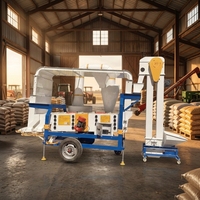 Machine de nettoyage de graines agricoles commerciale, séparateur à tamis pneumatique pour blé, maïs, riz, haricots, équipement de rejet des impuretés légères et grossières