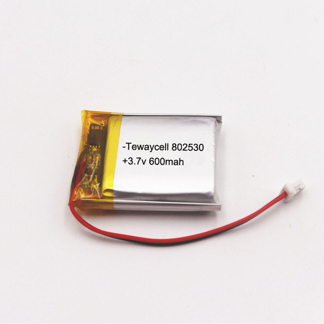 3.7v 600mah 802530 Lithium Polymer Battery With Kc Certificate for Wearable Devices